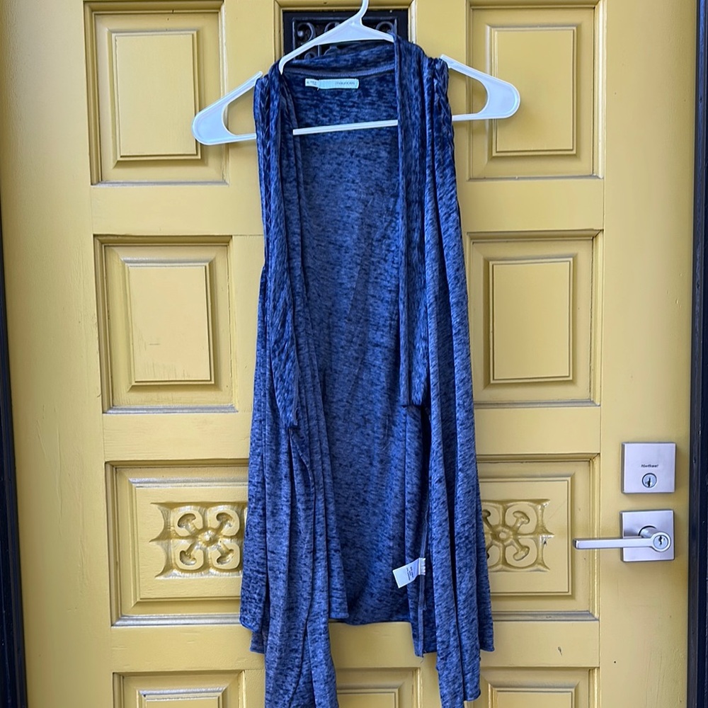 Maurices Heathered Blue Cardigan